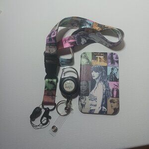 Taylor Swift Eras Tour Lanyard Key Chain and Name Tag